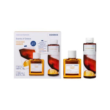 Korres Oceanic Amber Gift Set – Άρωμα & Αφροντούς 50ml + 250ml